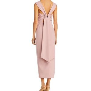 Aqua dress with beautiful back design. Worn once.